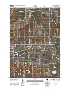 Wakeley Lake 2012 topographic map thumbnail