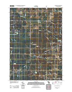 Woodville 2012 topographic map thumbnail