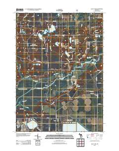 Wolf Lake 2012 topographic map thumbnail