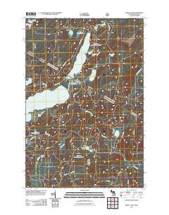 Smoky Lake 2011 topographic map thumbnail