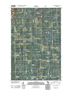 Matchwood 2011 topographic map thumbnail