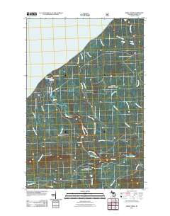 Tiebel Creek 2011 topographic map thumbnail