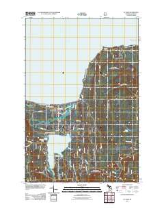 Au Train 2011 topographic map thumbnail
