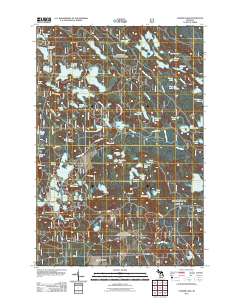 Corner Lake 2011 topographic map thumbnail