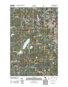 Iron River 2011 topographic map thumbnail