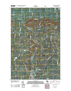 Marenisco 2011 topographic map thumbnail