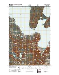 Munising 2011 topographic map thumbnail