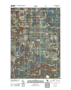 Rudyard 2011 topographic map thumbnail