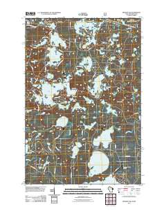 Presque Isle 2011 topographic map thumbnail