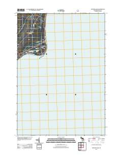 Spencer Lake 2012 topographic map thumbnail