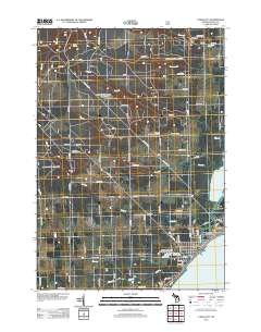 Tawas City 2012 topographic map thumbnail