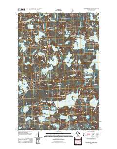 Tenderfoot Lake 2011 topographic map thumbnail