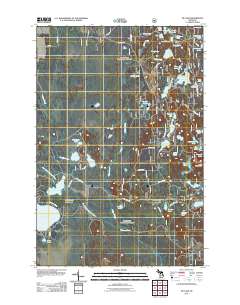 Tie Lake 2011 topographic map thumbnail