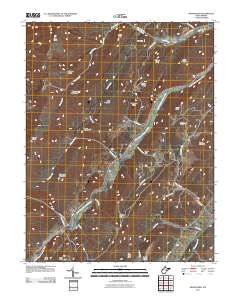 Moatstown 2011 topographic map thumbnail