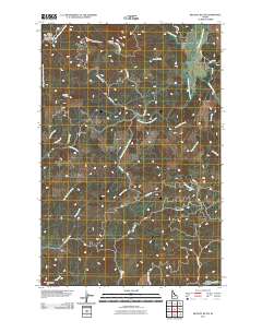 Bechtel Butte 2011 topographic map thumbnail