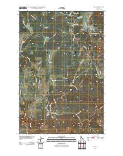 Bovill 2011 topographic map thumbnail