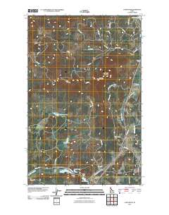 Careywood 2011 topographic map thumbnail