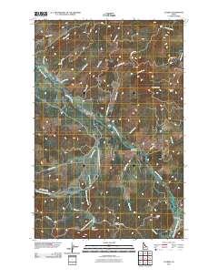 Clarkia 2011 topographic map thumbnail