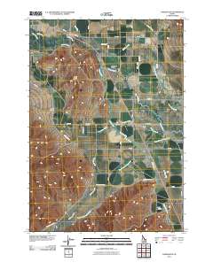 Darlington 2011 topographic map thumbnail