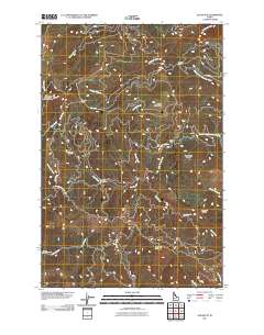 Elk Butte 2011 topographic map thumbnail