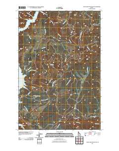 John Lewis Mountain 2011 topographic map thumbnail