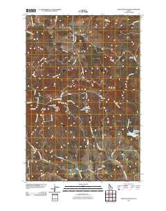 Moscow Mountain 2011 topographic map thumbnail