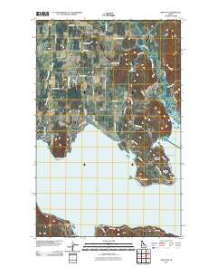 Oden Bay 2011 topographic map thumbnail