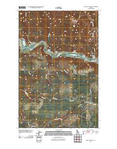 Saint Joe Baldy 2011 topographic map thumbnail