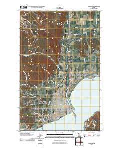 Sandpoint 2011 topographic map thumbnail