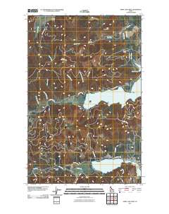 Spirit Lake West 2011 topographic map thumbnail
