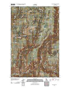 Texas Ridge 2011 topographic map thumbnail