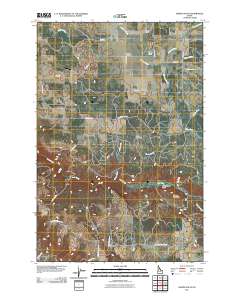Weippe South 2011 topographic map thumbnail