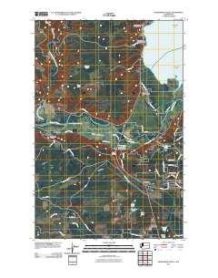 Skokomish Valley 2011 topographic map thumbnail