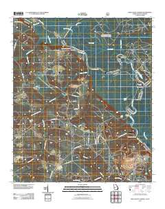 Shell Bluff Landing 2011 topographic map thumbnail