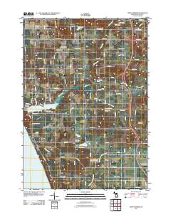 Town Corners 2011 topographic map thumbnail