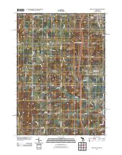 Reed City South 2011 topographic map thumbnail