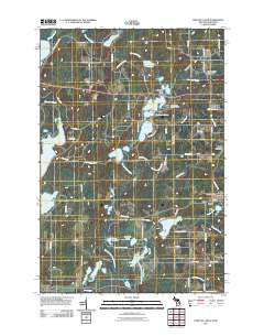 Fortune Lakes 2011 topographic map thumbnail