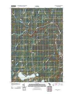 Sunset Lake 2011 topographic map thumbnail