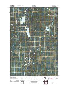 Porter Lake 2011 topographic map thumbnail