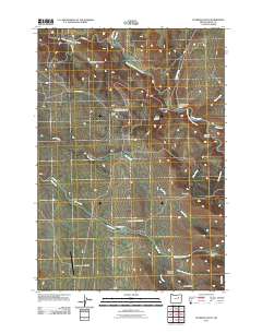 Flowers Gulch 2011 topographic map thumbnail