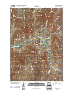 Monument 2011 topographic map thumbnail