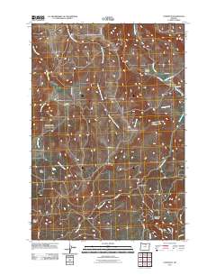 Lonerock 2011 topographic map thumbnail