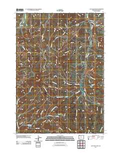 Lane Mountain 2011 topographic map thumbnail