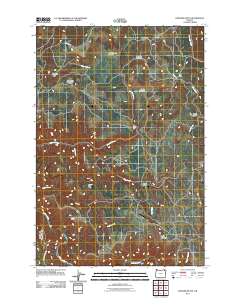 Howard Butte 2011 topographic map thumbnail