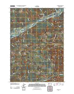 Leaburg 2011 topographic map thumbnail