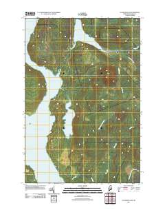 Cuxabexis Lake 2011 topographic map thumbnail