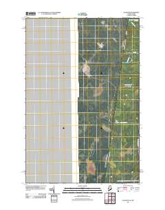 Daaquam 2011 topographic map thumbnail
