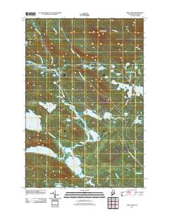 Abol Pond 2011 topographic map thumbnail