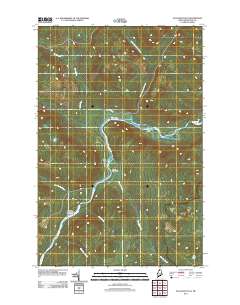 Allagash Falls 2011 topographic map thumbnail