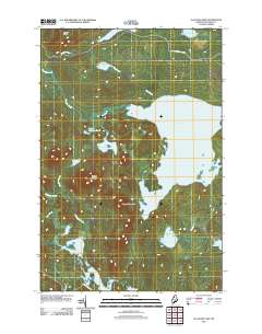 Allagash Lake 2011 topographic map thumbnail